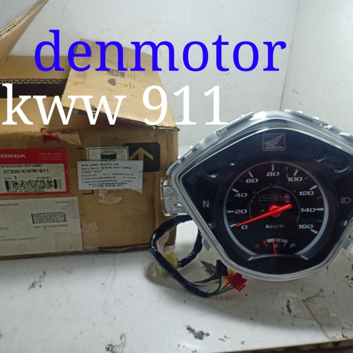 ✨Sale Speedometer Assy Revo 110 2011-2012 Original Honda 37200-Kww-911 Terbatas