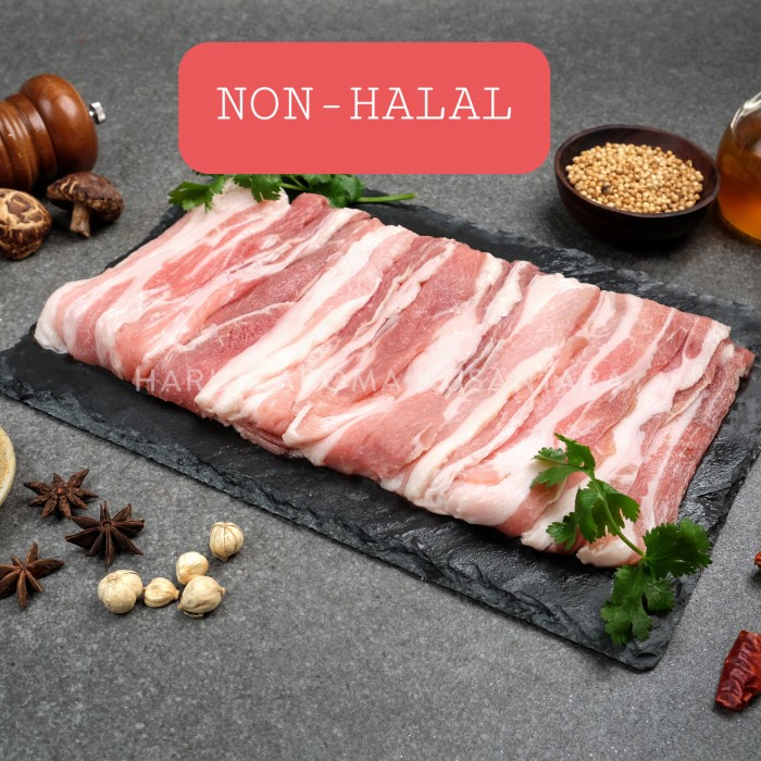 

samcan pork belly sliced 0.3cm