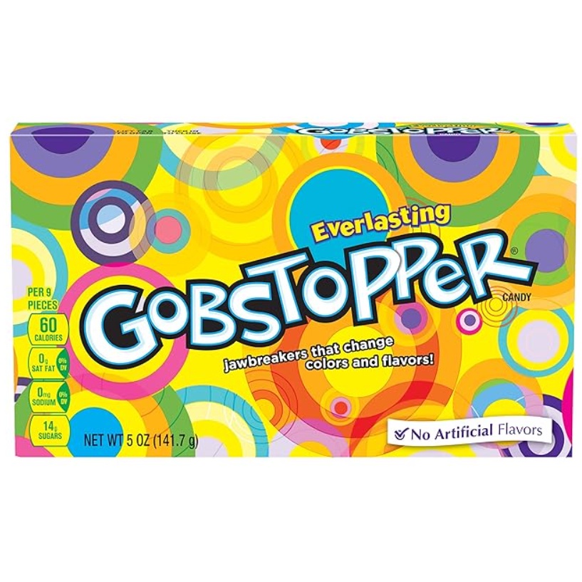 

Wonka Jawbreakers Gobstopper Candy Permen Berubah Warna & Rasa USA