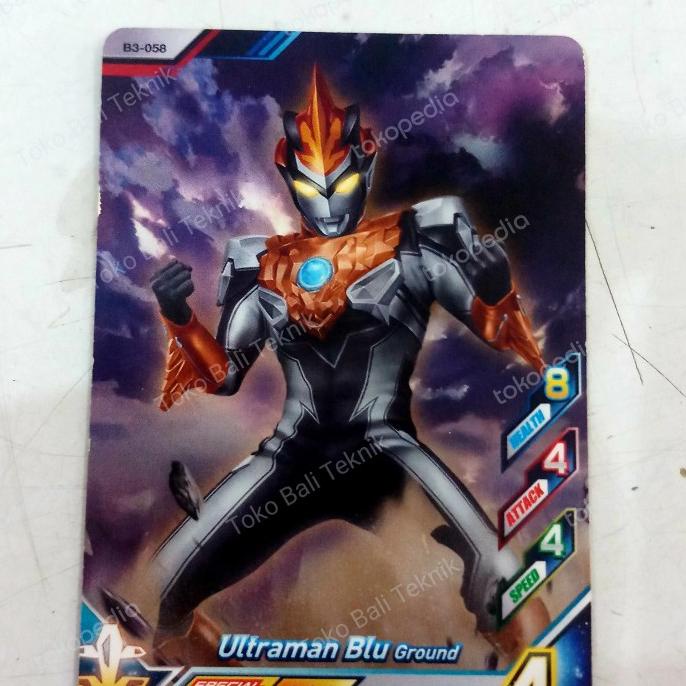 paling diminati] KartuUltramanFusionFightUltramanBlu Ground
