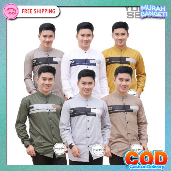 Kemeja Dewasa Muslim Pakaian Laki2 Kokoh Kkoh Cwo Fashion Termurah Koko Modern Bsju Pakian Premium B
