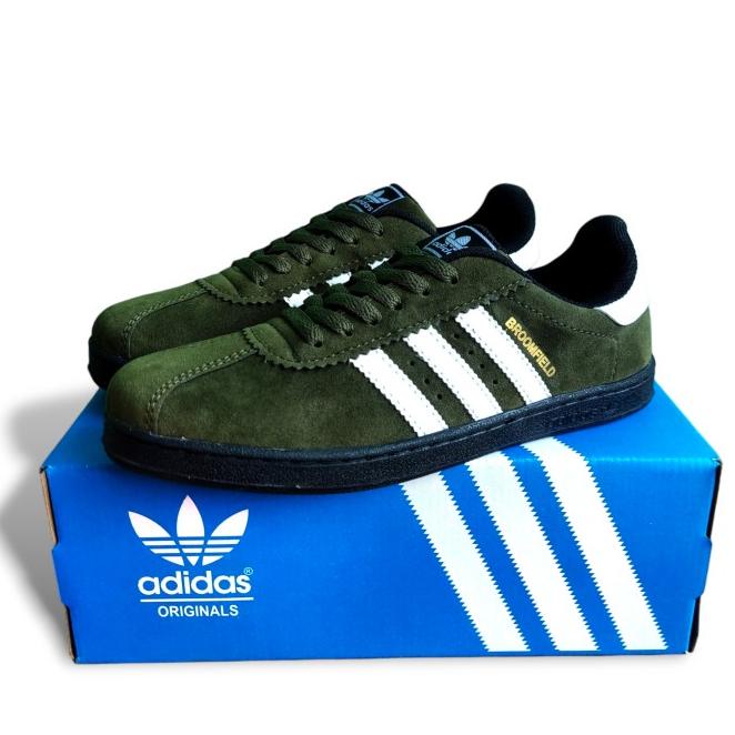 Sepatu Adidas Broomfield Army White Edition Unisex Ukuran 39-43 Premium