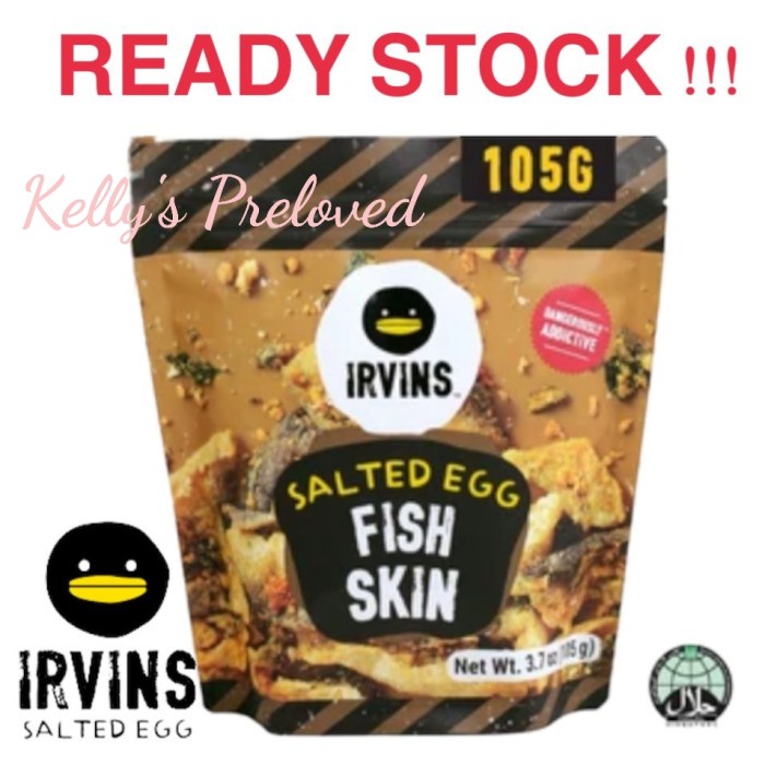 

Irvins Salted Egg Fish Skin 105 Gram Product Of Singapore