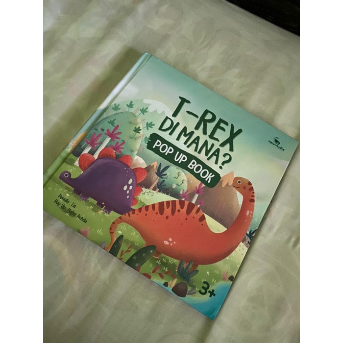 

Murah!! Buku Anak Pop up ard ok T-Rex Dinosaurus Dimana
