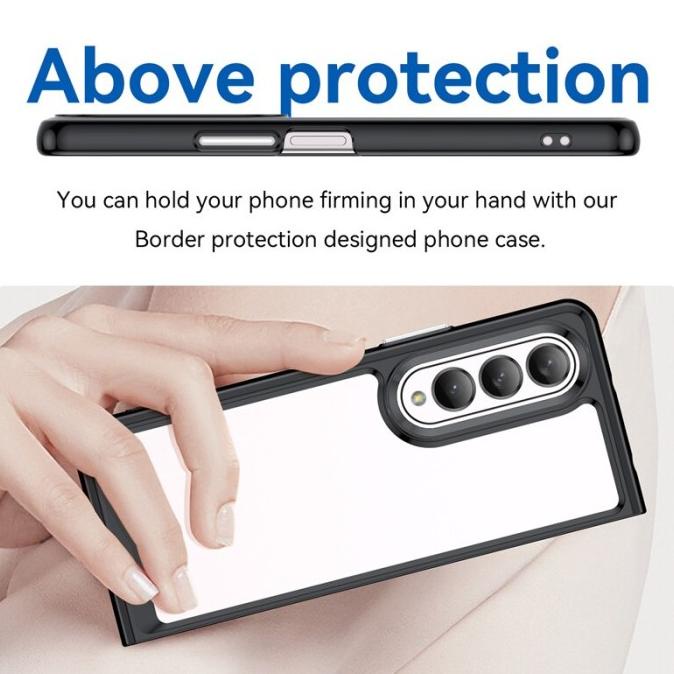 Case Samsung Galaxy Z Fold 3 - 4 5G Softcase HD COLORFULL Casing Hp