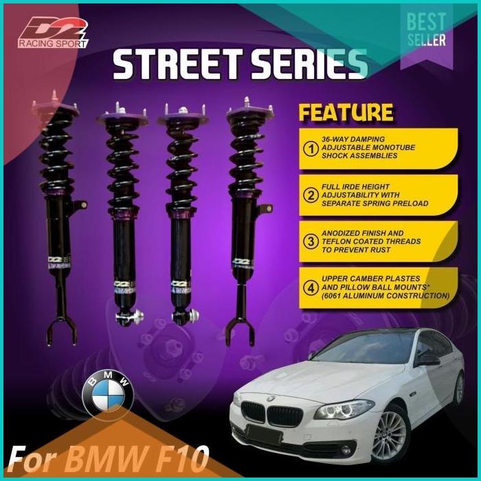 Aksesoris Suspensi Shockbecker Coilover D2 Racing Street BMW F10 16nov