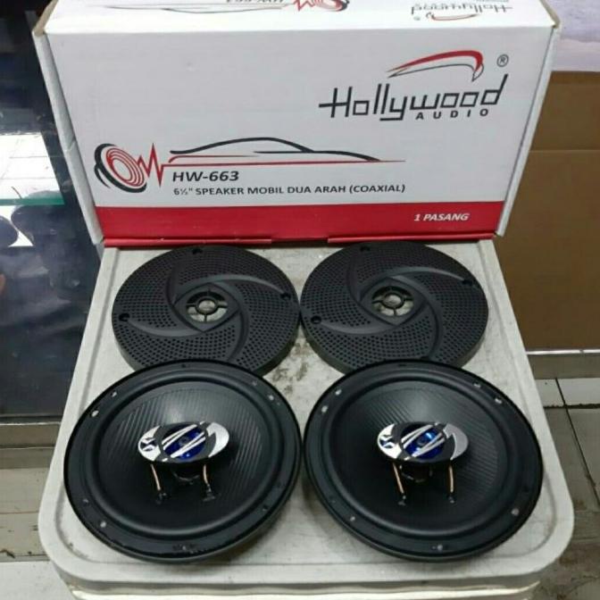 speaker mobil coaxial 6inch Hollywood HW-663