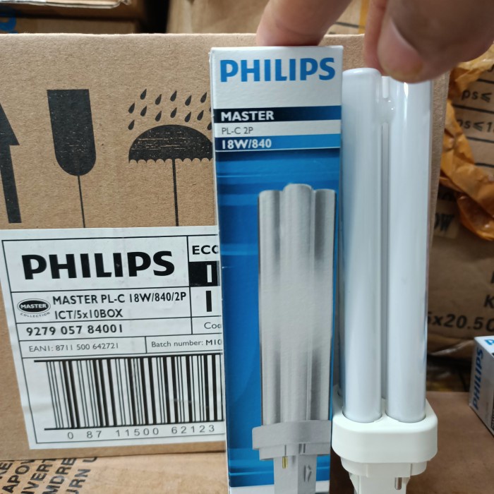 LAMPU PLC 18 WATT/840 2 PIN PHILIPS ORIGINAL