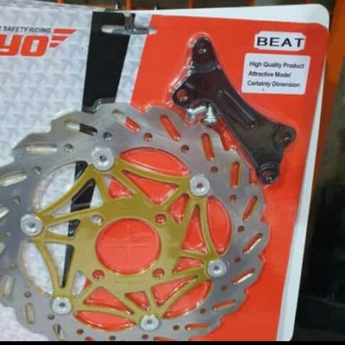 Piringan Cakram Depan Honda Beat Gerigi Merek Goyo Ukuran 260Mm Kode Hv168
