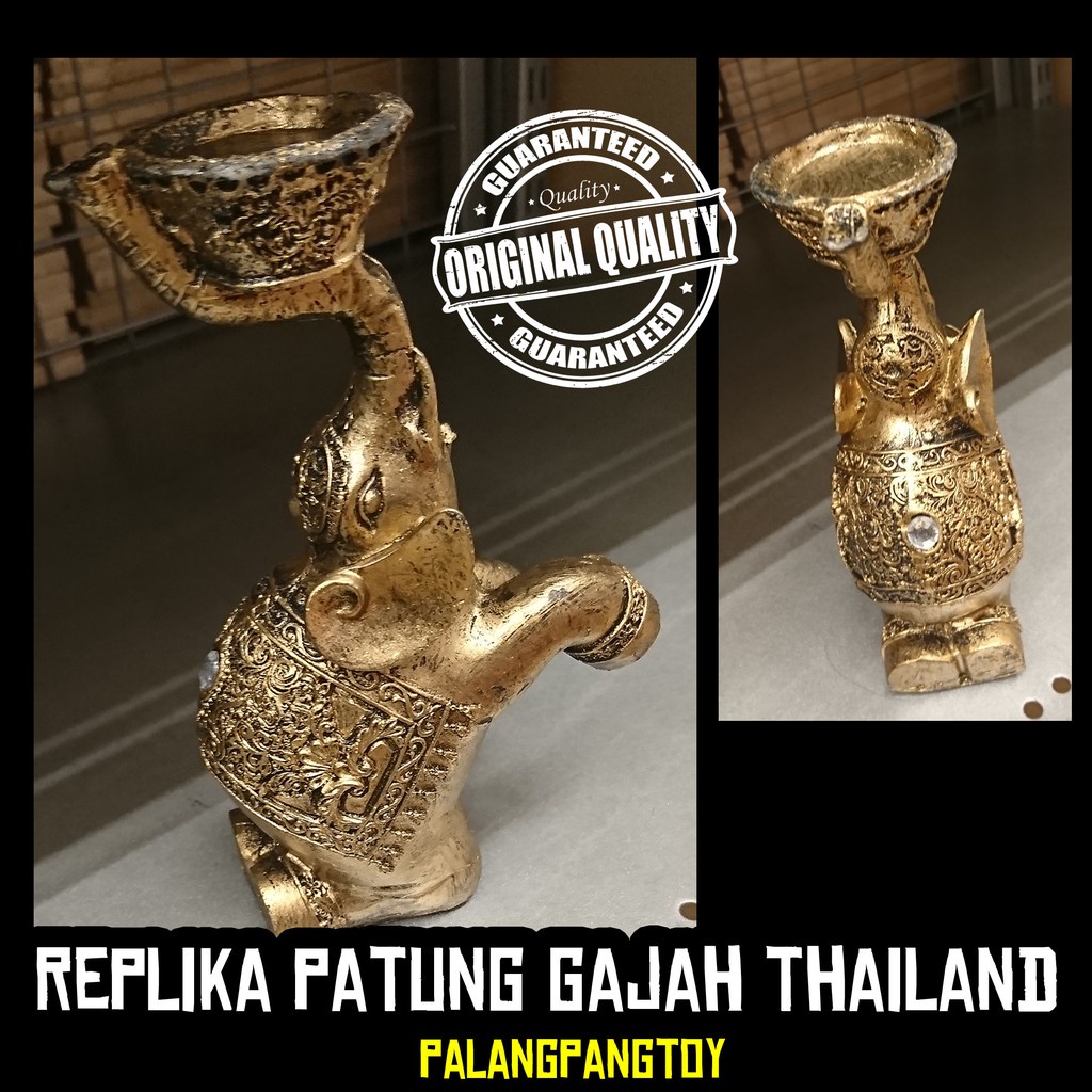 Patung Pajangan Etnik Gajah Thailand India