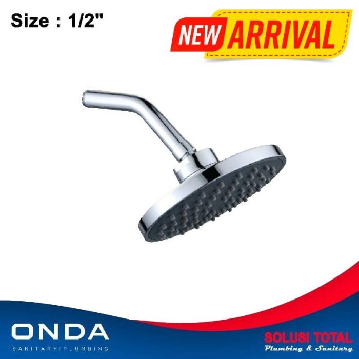 Wall Shower Onda Sw Fres 1/2 Chrome Rain Dinding