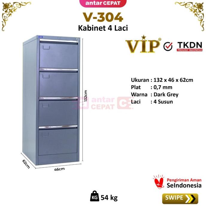 

VIP V-304 filling cabinet 4 laci lemari arsip