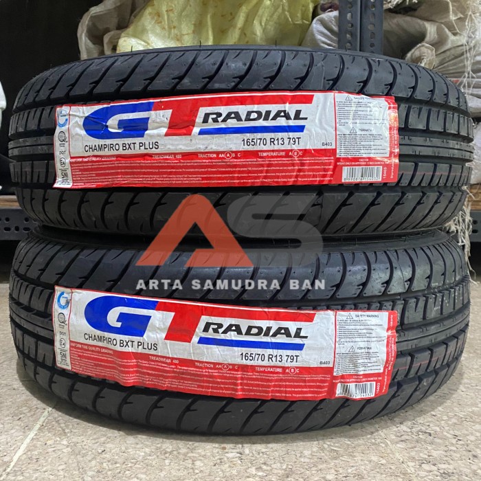 Ban GT Radial Gajah Tunggal Champiro BXT Plus 165 / 70 R 13 R13