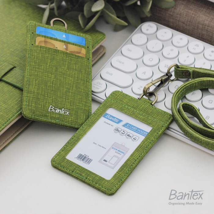 

BANTEX NAME TAG ID CARD HOLDER KULIT LIME 8869 65 TALI LANYARD