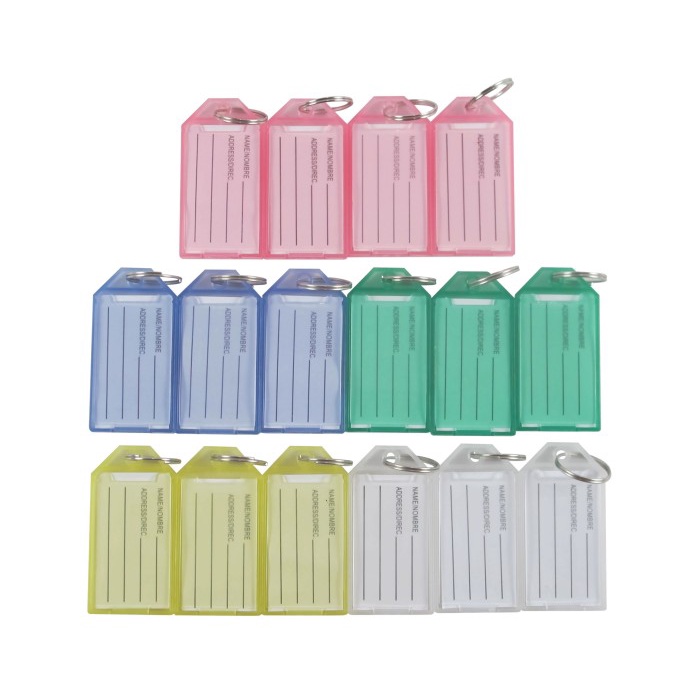 

EAGLE PLUS GANTUNGAN KUNCI KEY RING NAME TAG LABEL ISI 16/PACK