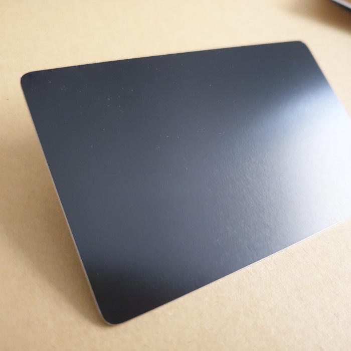 

CUSTOM GRAFIR/MARKING 0.8MM ANODIZED METAL NAME CARD/KARTU NAMA