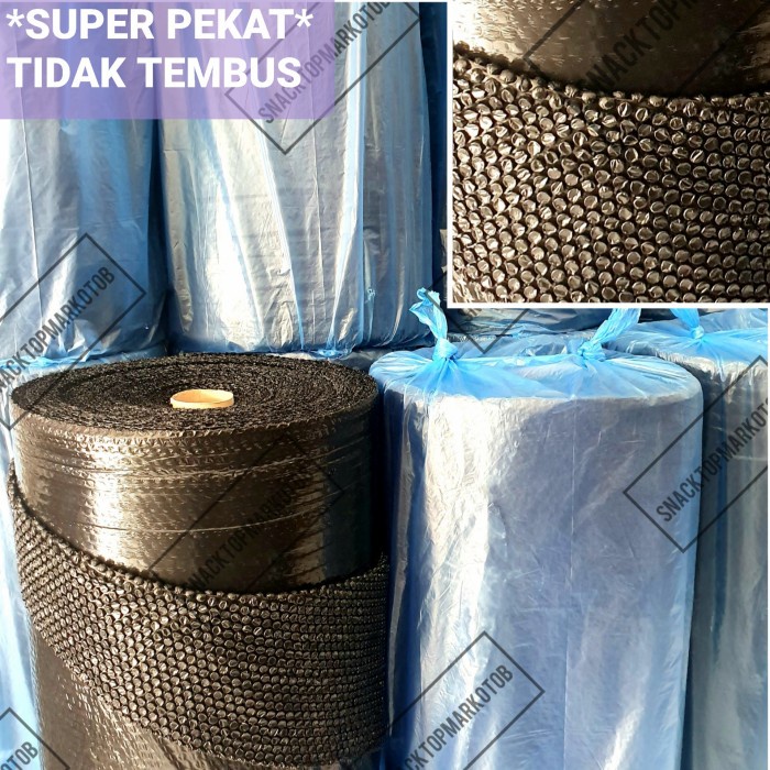 

Promo Bubble Wrap Hitam Full 1.25M X 50Meter Eco Lite Ekonomis