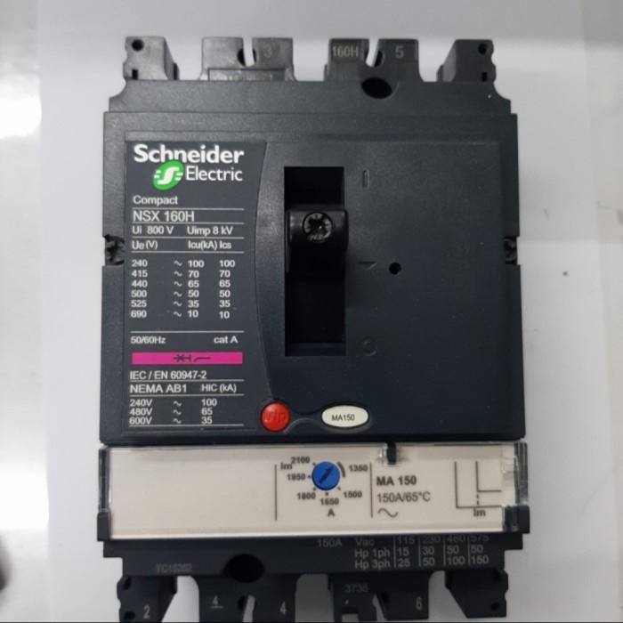 Promo Mccb Nsx 160H Ma 150 3P Schneider