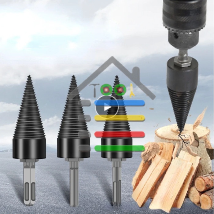 WOOD DRILL BIT SPLITTER MATA BOR PAGODA 4IN1 PEMBELAH KAYU 42MM