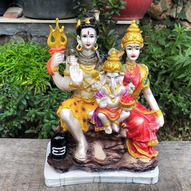Patung Siwa Keluarga Siwa Patung Dewa Siwa Family Patung Keluarga Siwa Shiva Family Mahadewa
