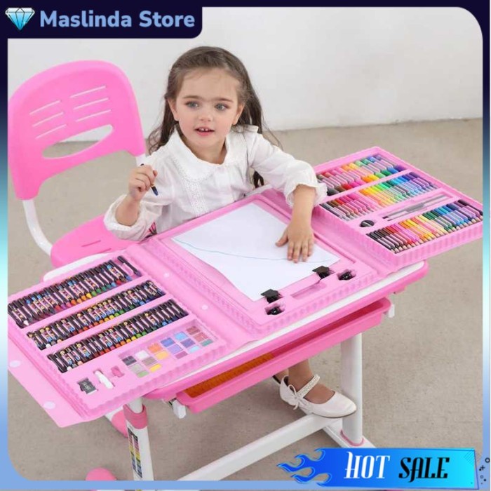 

Set Alat Mewarnai Anak Colorful Childrens 208 PCS - ZF208