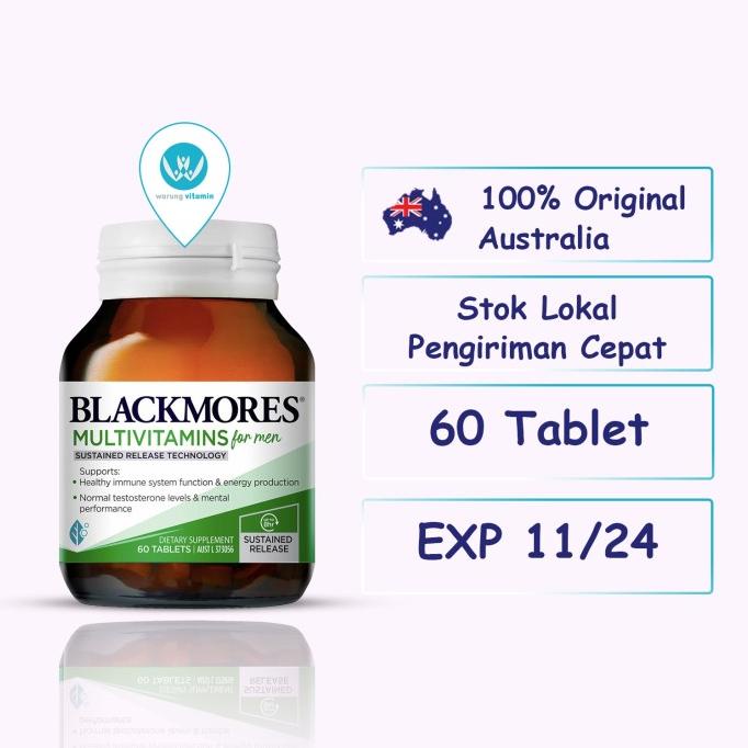 PROMO Blackmores Multivitamin for Men 60 Tablet Multivitamins Pria