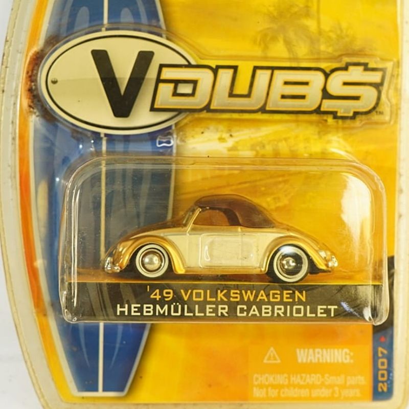 Jada 1/64 Diecast VDUBS 49 Volkswagen Hebmuller Carbiolet