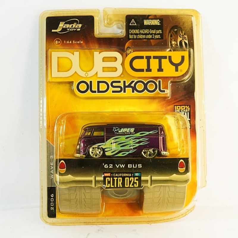 Jada 1/64 Diecast DUBCITY OLDSKOOL 62 Volkswagen Bus
