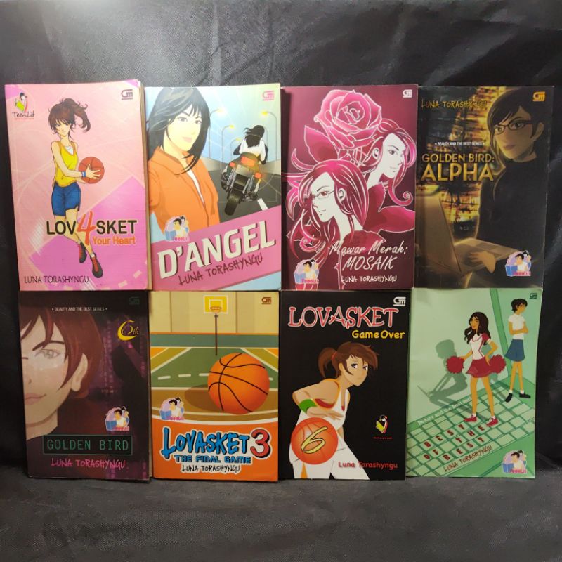 Buku / Novel Penulis Luna Torashyngu, Gramedia, Teenlit.
