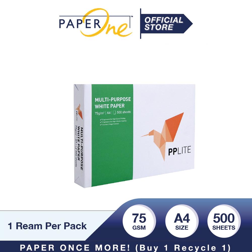 

Big Sale - PP Lite Kertas A4 75gr Copier 1 Rim (500 lembar) Kertas HVS A4 Kertas Fotocopy