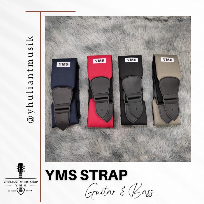 YMS STRAP GUITAR & BASS ORIGINAL MADE IN INDONESIA