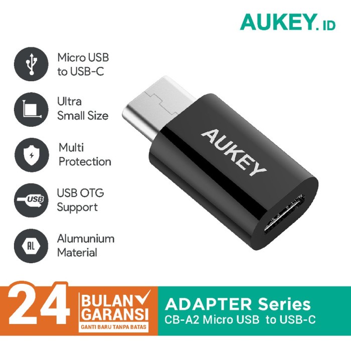 ADAPTER AUKEY CB-A2 MICRO USB TO USB-C - 500343