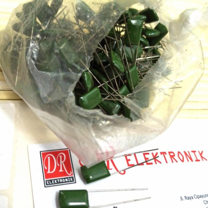 Murah Milar HIJAU mylar Kapasitor Capasitor 473j 473 47nf 100 100v 2A473j dre3 Buru Order