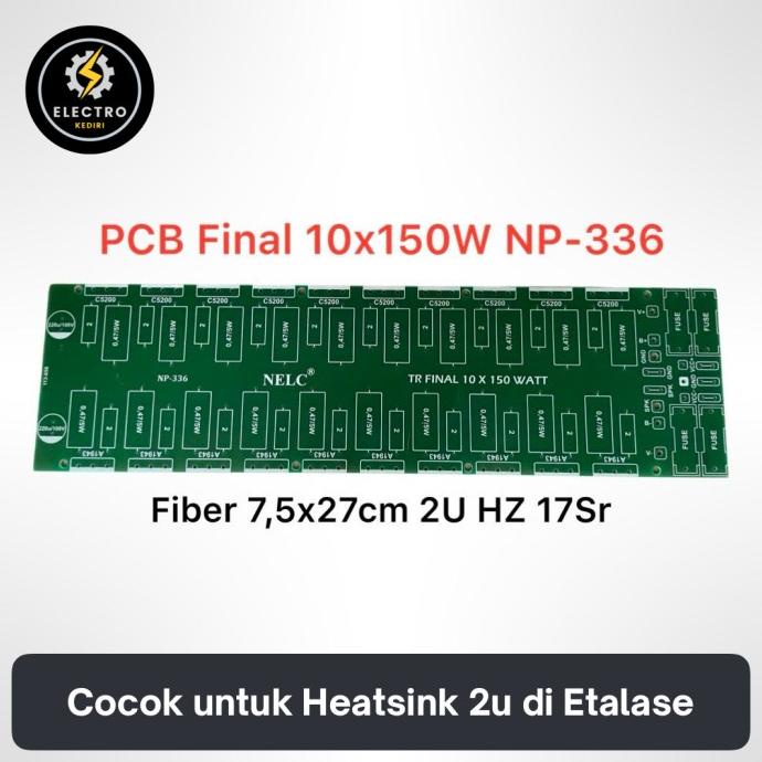 ~@~@~@~@] Pcb Final Thosiba sanken 2u 10set | Final Fiber Viber 17sirip | NP-336