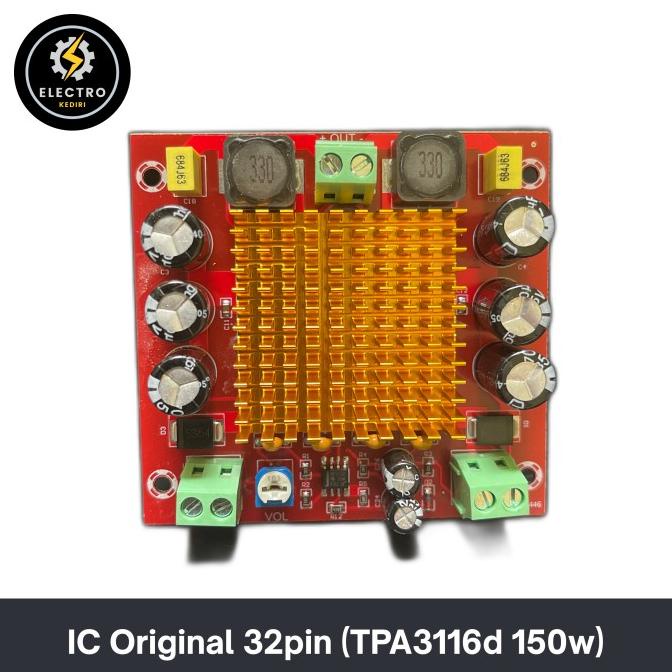 langsung order saja] tpa3116d2 digital amplifier 1 ic 150watt mono | IC Original 32pin