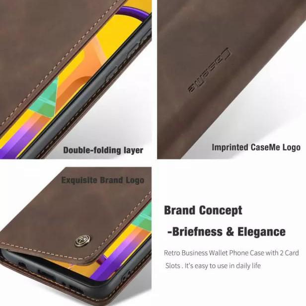 Iphone X Flip Wallet Caseme Leather Case Cover Sarung Kulit