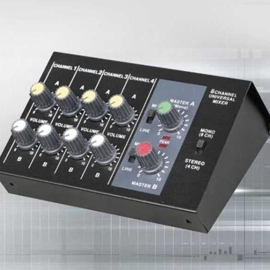Mixer Karaoke Home theater AVR Amplifier 8 channel Input Mic Universal