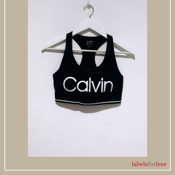 Calvin Klein Logo Padded Sports Bra