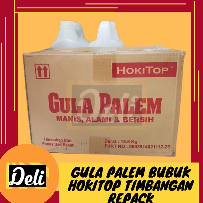 

] Gula Palem Bubuk Hokitop 1kg REPACK/Gula Bubuk Palem 1kg Hokitop