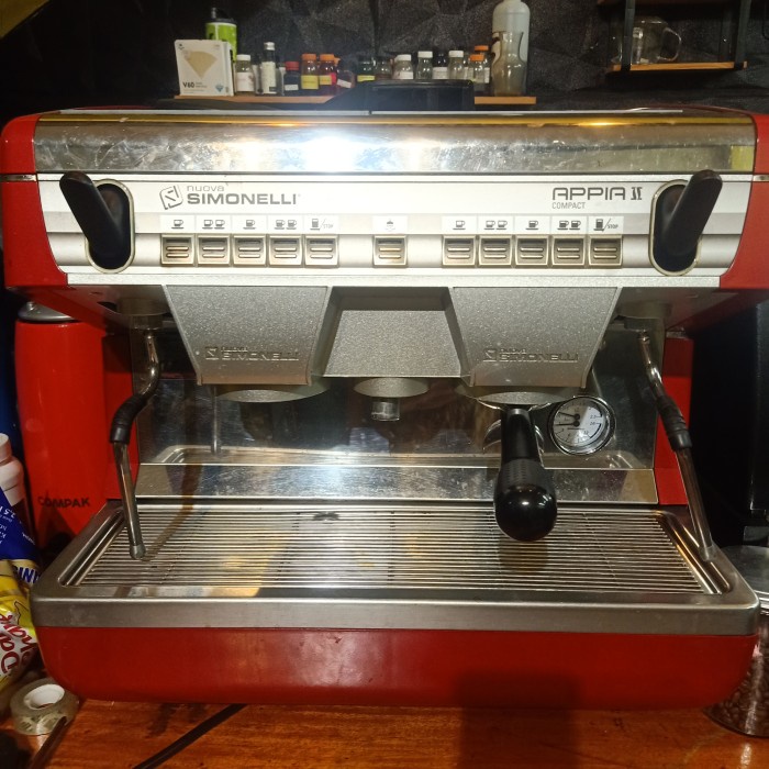 Open DS] Mesin Kopi Simonelli Appia II Compact Merah