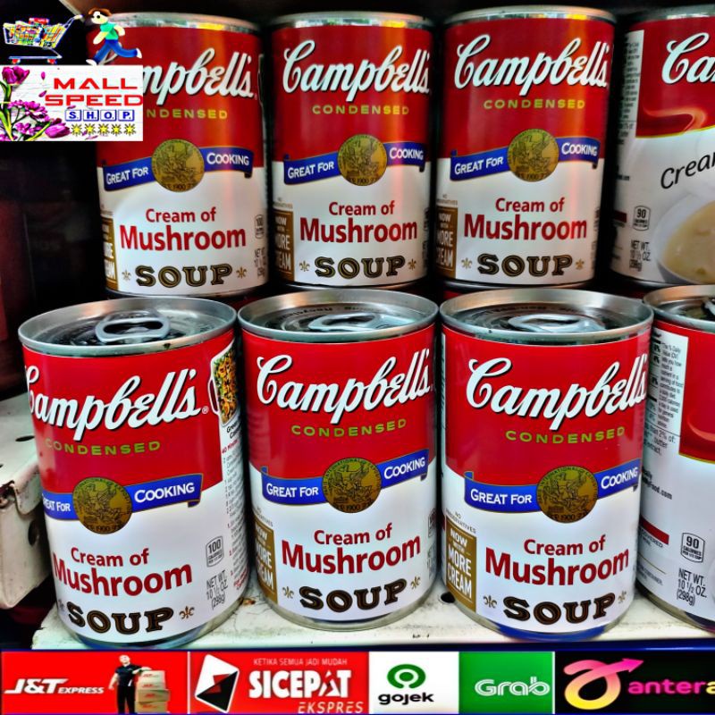 

Campbell'S Campbells Campbell Soup Cream Of Mushroom Soup 305Gr