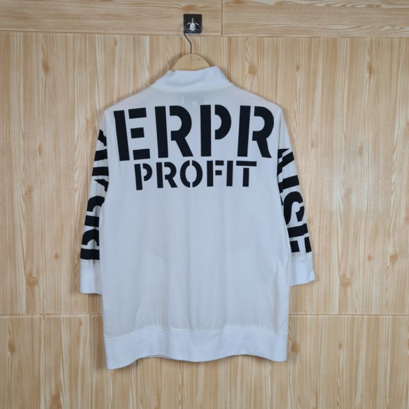 bomber jacket  GROWTH casual kasual tipis 1 lapis sablon pria wanita unisex