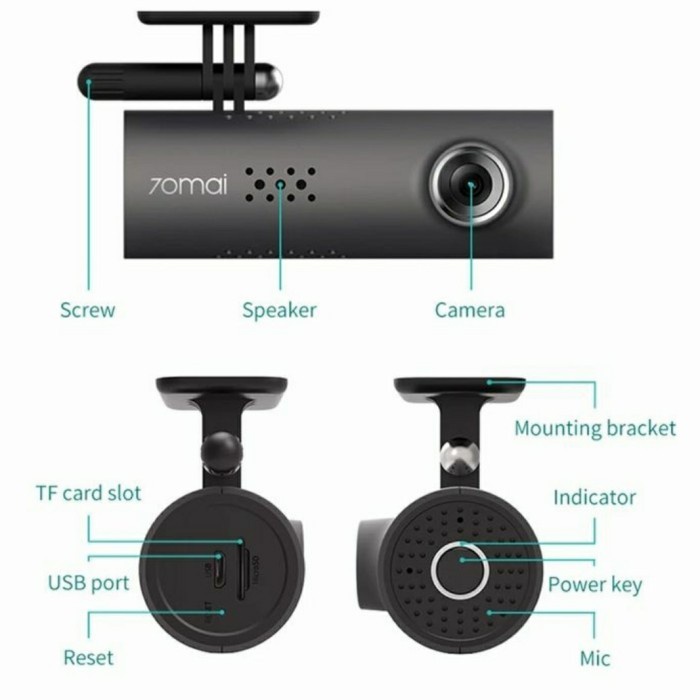 Termurah Dash Cam 1S Smart Dashcam Camera 70 Mai