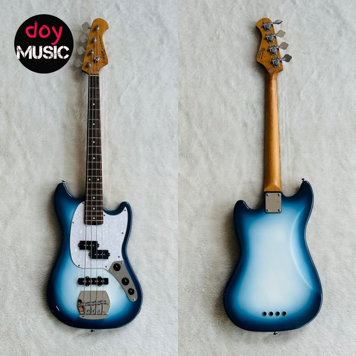 SQOE SPJ40 Short Scale Bass blue sunburst ffstk790