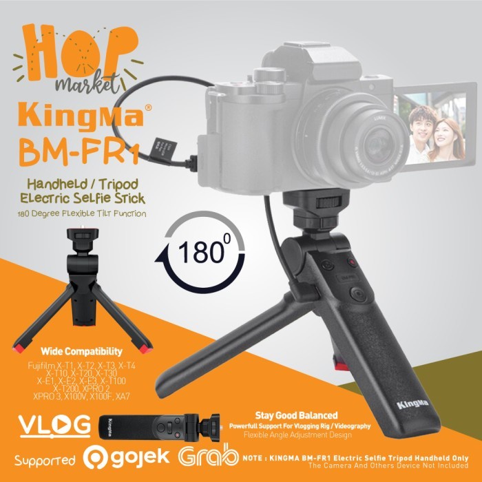 KINGMA TRIPOD SHOOTING GRIP BM-FR1 FOR MIRRORLESS FUJIFILM CAMERA XT