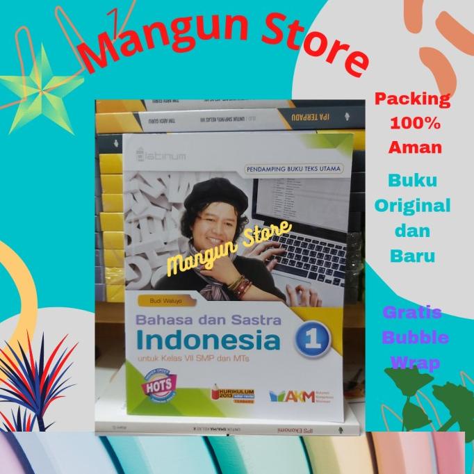 Buku Bahasa dan Sastra Indonesia Kelas VII.7 SMP AKM-HOTS PLATINUM
