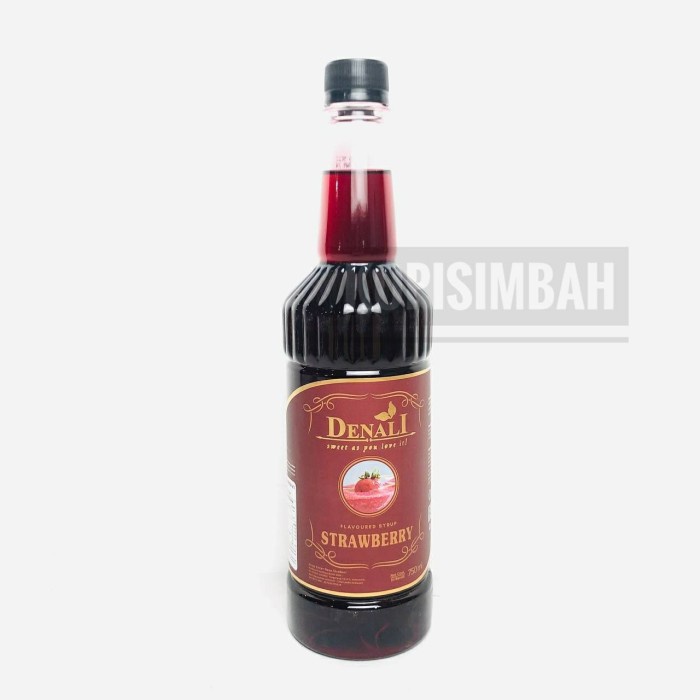 

Kualitas terbaik] Sirup Denali Rasa STRAWBERRY 750 ml Syrup Minuman Bartender Kopi Dll