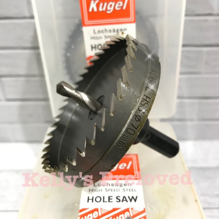 

Kugel Hole Saw Besi H.S.S 70 Mm - Mata Bor Besi Hss Original !!!