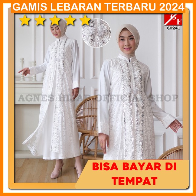 Baju Muslim Perempuan Bju Gsmis Raya Murah Premium Impor Umroh Gmsm Gamus Terbaru Wanita Lebaran 202