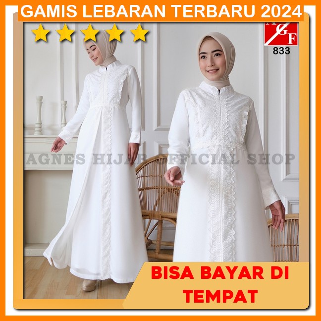 Gamid Syari Terbaru Premium Gamus Syari Gambis Modern 2024 Baju Umroh Wanita Premium Baju Haji Warna